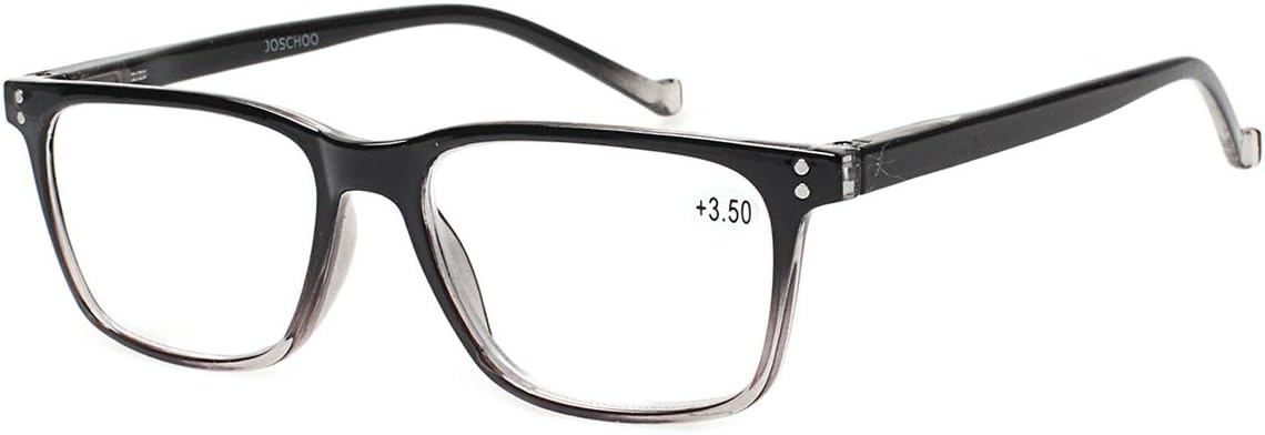 JOSCHOO 5 Pack Reading Glasses Men Women Spring Hinges Comfortable Glasses for Reading (5 Mix  1.75)