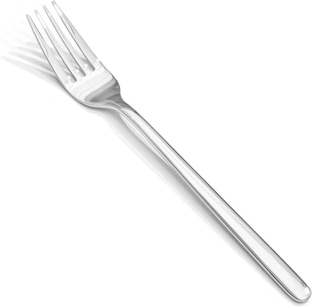 KINGSTONE Dinner Forks Set of 4  8-Inch 18/10 Stainless Steel Forks Cutlery  Mirror Polished Table Forks for Home  Kitchen & Restaurant  Dishwasher Safe (Dinner Forks Set  4-Piece)