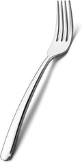 HaWare Heavy Duty Salad Forks  Stainless Steel 6.7 Inches 12-Pieces Dessert Forks  Modern & Elegant Design  Mirror Polished  Dishwasher Safe