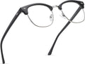 Blue Light Blocking Glasses Vintage Half Frame UV Clear Lens Anti Eyestrain Computer Gaming Glasses for Women Men