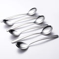 Soup Spoons 6-Pack 18/10 Stainless Steel Big  Large and Heavy Duty Round Spoons Elegance Series 7.7 Inch Long 2.2 Ounces Weight by IRONX (biggest soup spoons)