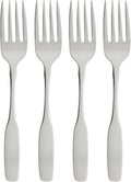 Oneida Paul Revere Fine Flatware Salad Forks  Set of 4  18/10 Stainless Steel