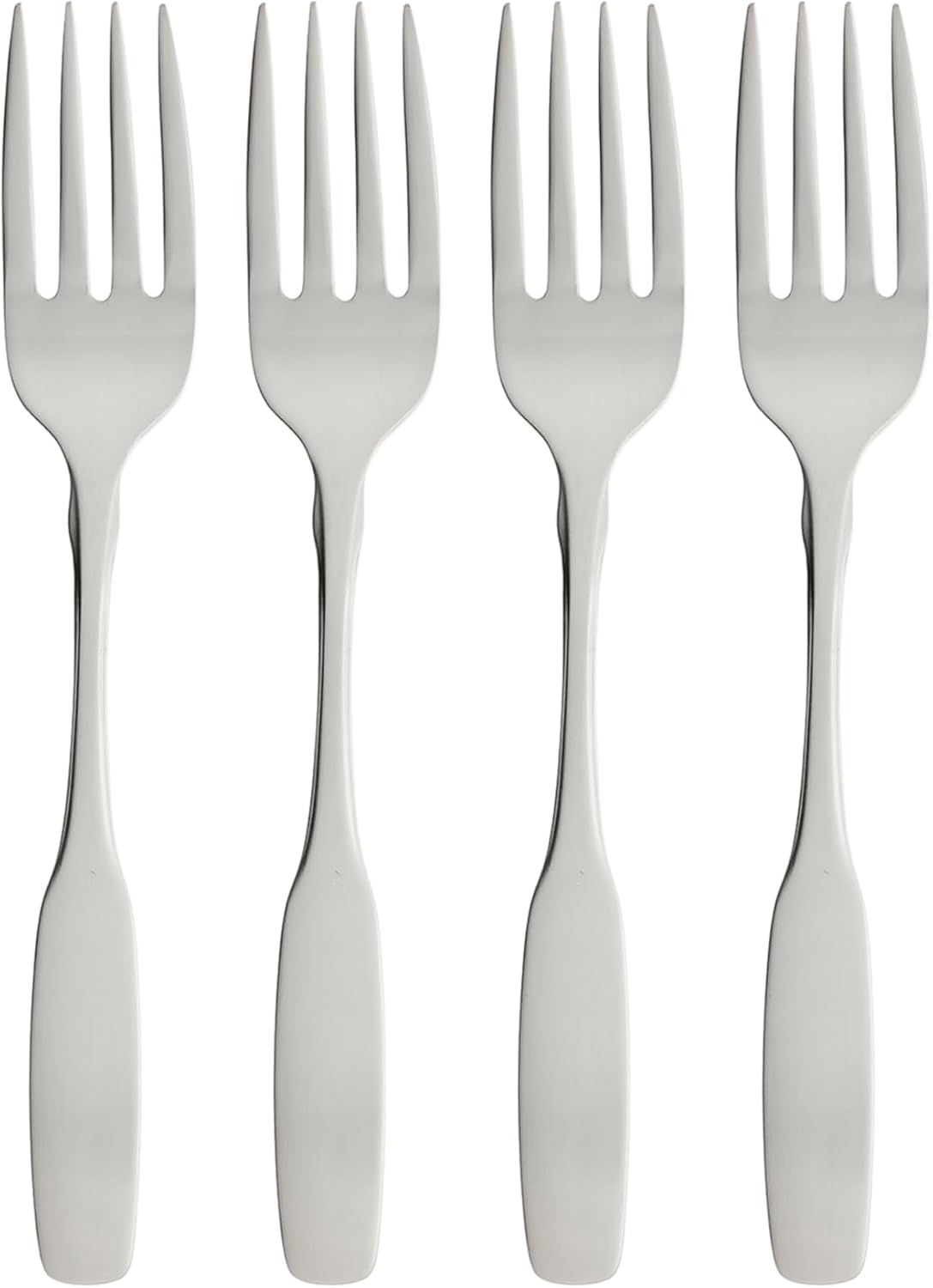 Oneida Paul Revere Fine Flatware Salad Forks  Set of 4  18/10 Stainless Steel