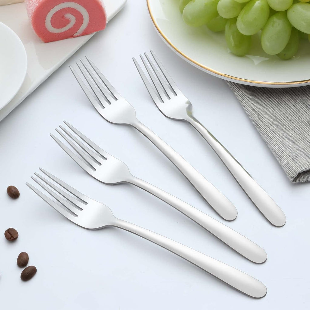 36 Piece Salad Forks  7 Inch Small Forks in Stainless Steel mirror polished and Dishwasher Safe  Used For Tasting Cakes and Fruits