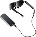 Rokid AR Spatial Video Glasses with 3-Screen Display  Max2 Black AR Glasses & Station2 Spatial Computer with 360" Micro-OLED  120Hz OLED  600 Nits  Multi-Tasking for Gaming