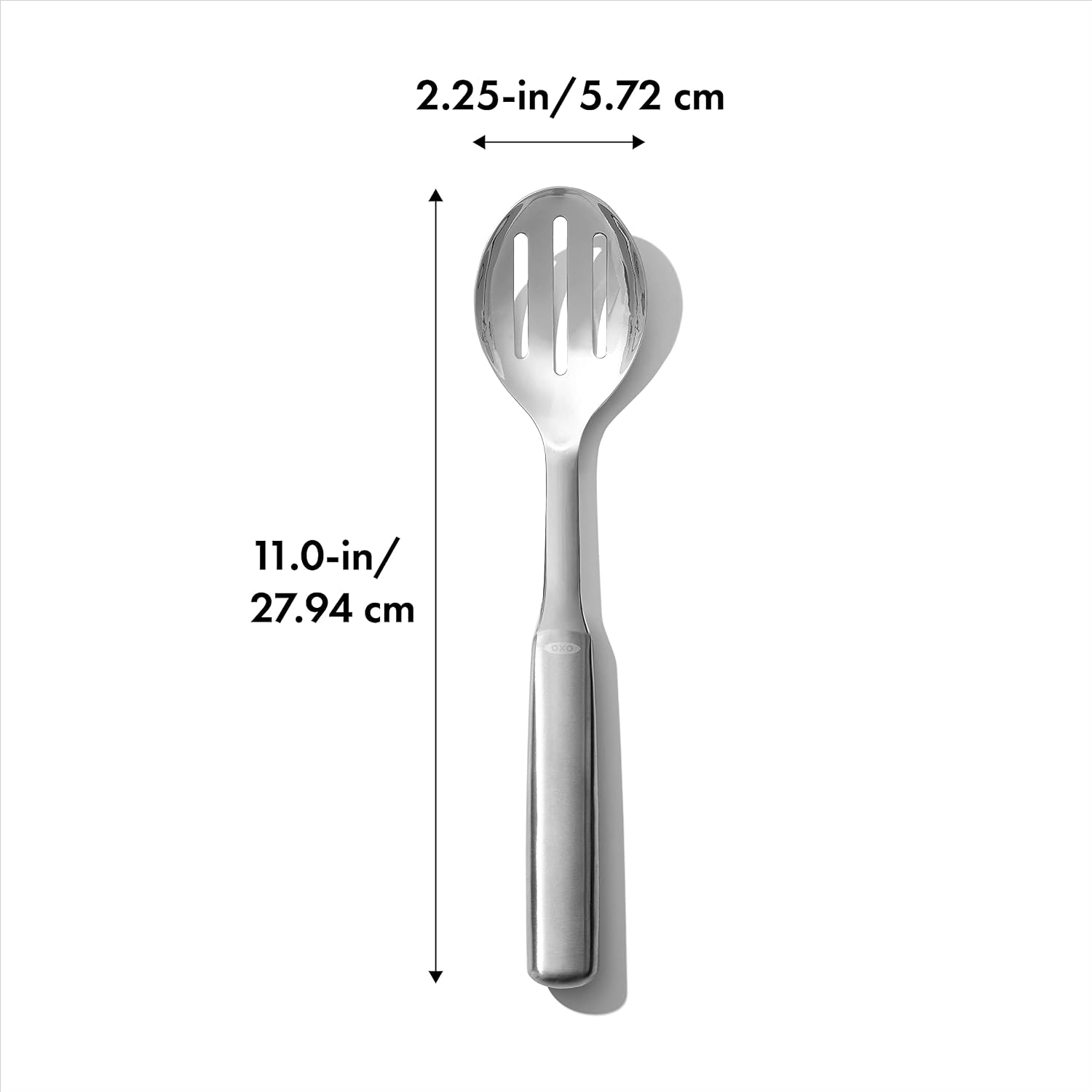 Stainless Steel Slotted Serving Spoon – Heavy-Duty Draining Spoon for Pasta  Vegetables  Soups  Stews & Buffet Serving