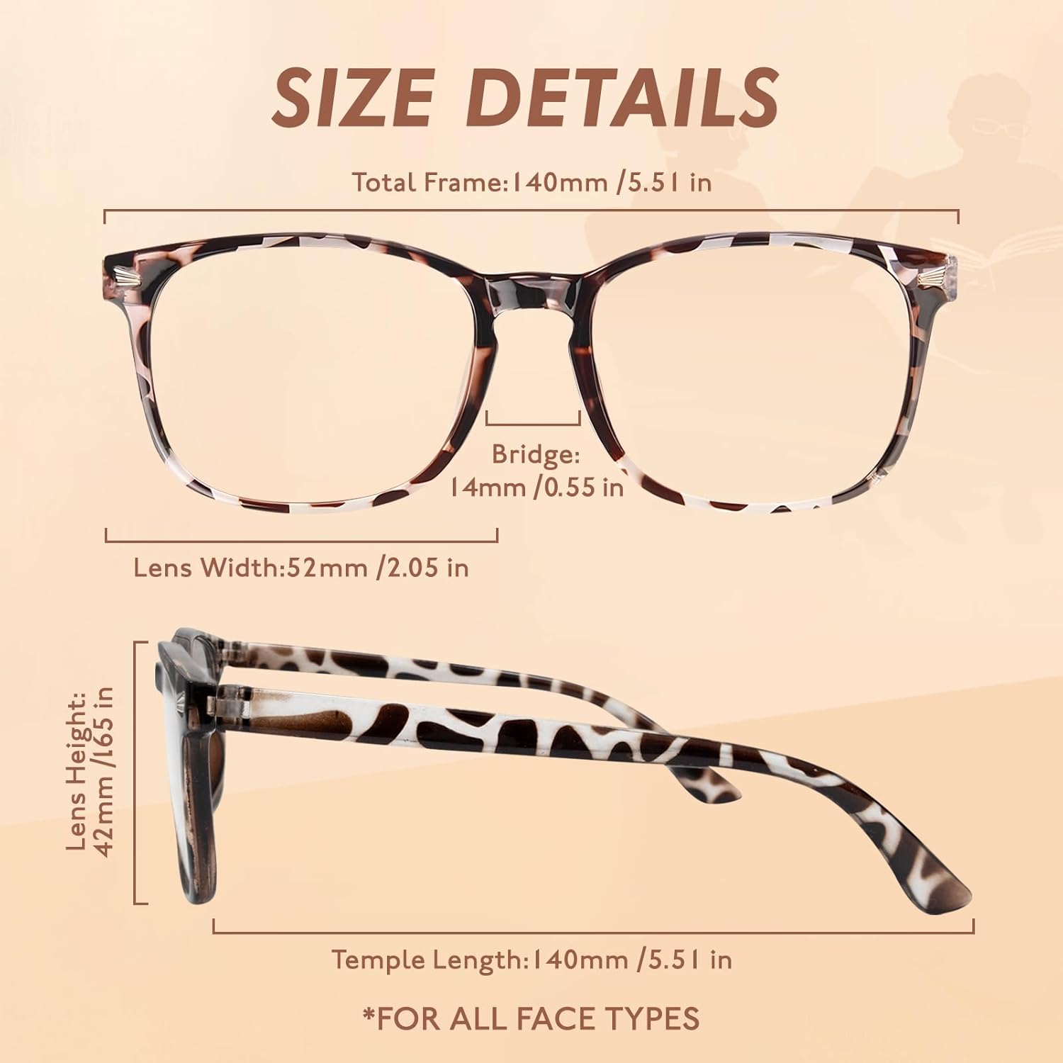 CHEERS DEVICES Reading Glasses for Women Men  Eyeglasses  Blue Light Readers for Men Women  Computer Eye Glasses  Cheaters - 5 Pair (1.5x)