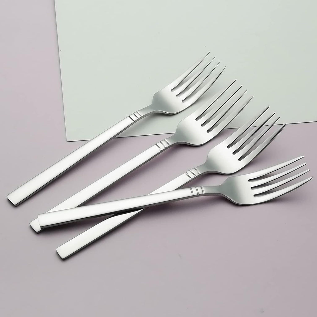 Morcte Stainless Steel Dessert Fork  Set of 12
