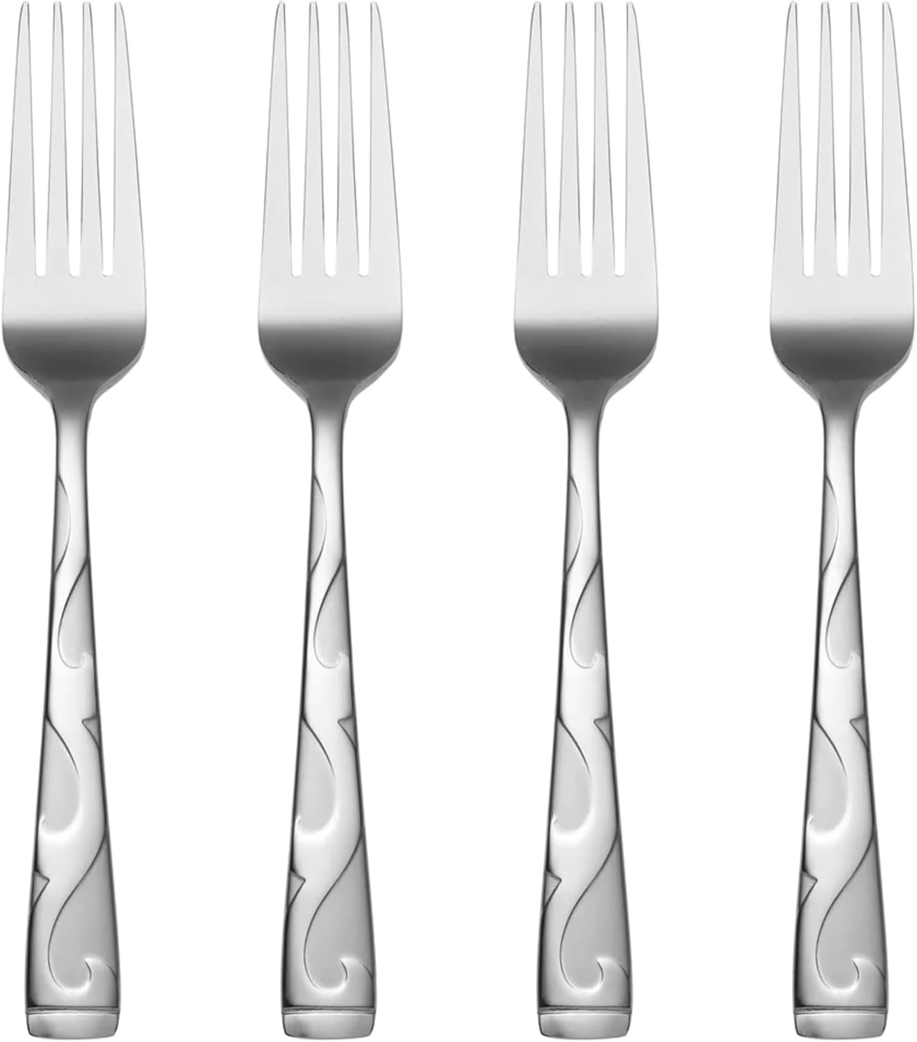 Oneida B340004A Tuscany Everyday Flatware Dinner Forks  Set Of 4