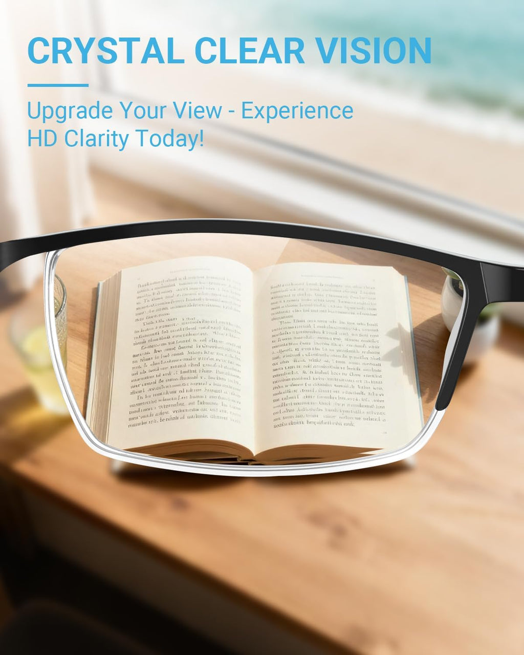 LUFF 4Pcs Anti-Blue-ray Reading Glasses Portable Ultra-Light Readers(2.0X)