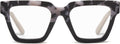 Oprah's Favorite Things Take a Bow Oversized Square Blue Light Blocking Reading Glasses