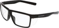 MCR Safety SR210 Swagger SR2 Series Safety Glasses with Thermo Plastic Rubber Nose Pads and Detachable Side Shields  Black Frame  Clear Lens