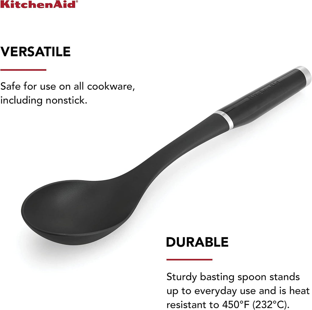 KitchenAid KE003OHOBA Classic Basting Spoon  One Size  Black