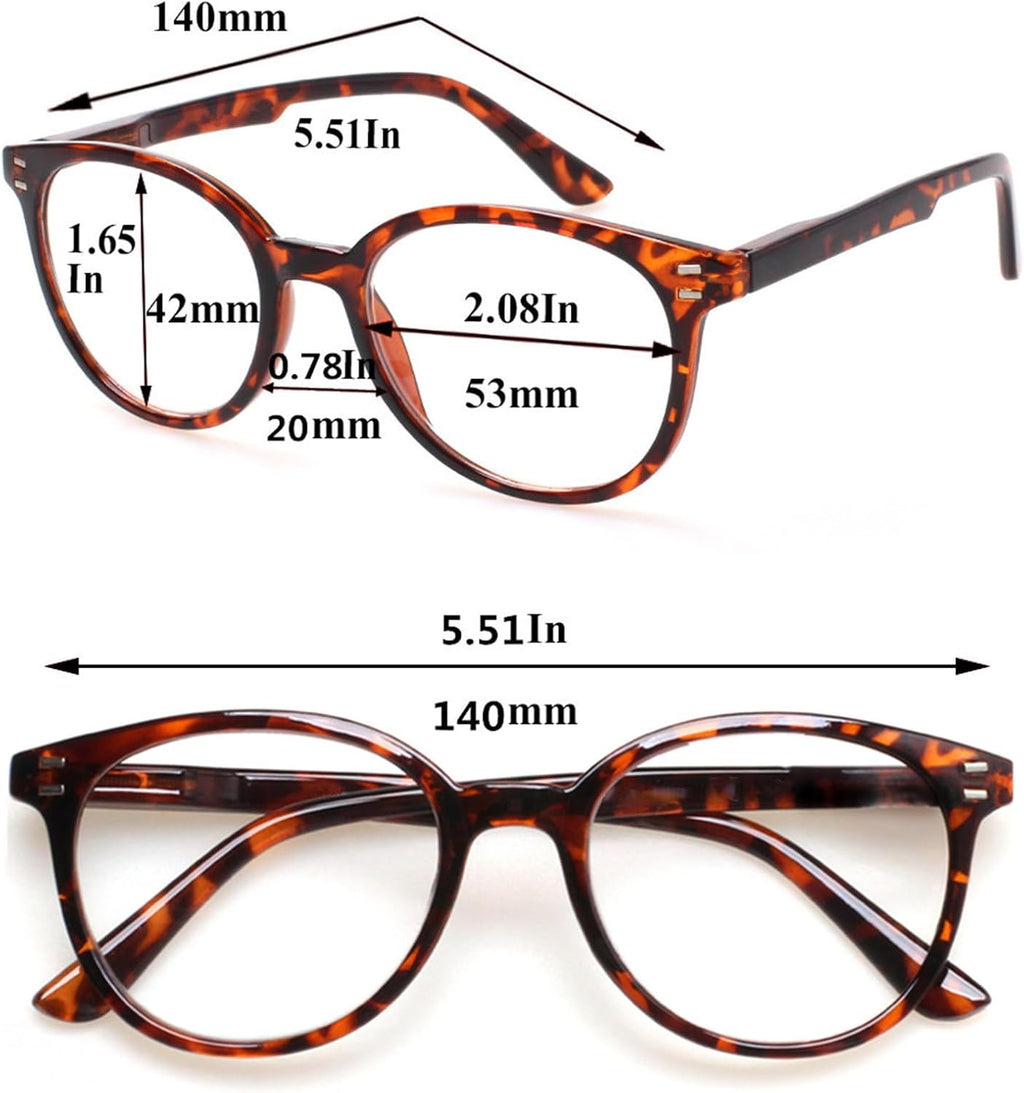SIGVAN 3 Pack Reading Glasses Spring Hinge Stylish Readers Black/Tortoise for Men and Women