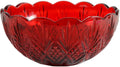 Godinger Serving Bowl  Glass Bowl  Festive Bowl for Salads  Fruits & Centerpieces  Dublin Collection  6.5in