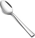 Dinner Spoons Set of 12  E-far 7.9 Inch Stainless Steel Soup Spoons Tablespoons for Home  Kitchen or Restaurant  Non-toxic & Mirror Polished  Squared Edge & Dishwasher Safe
