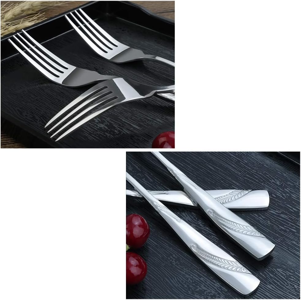 16-Piece Stainless Steel Dessert Forks  6.70-Inch