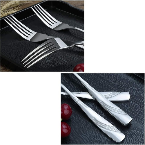 16-Piece Stainless Steel Dessert Forks  6.70-Inch
