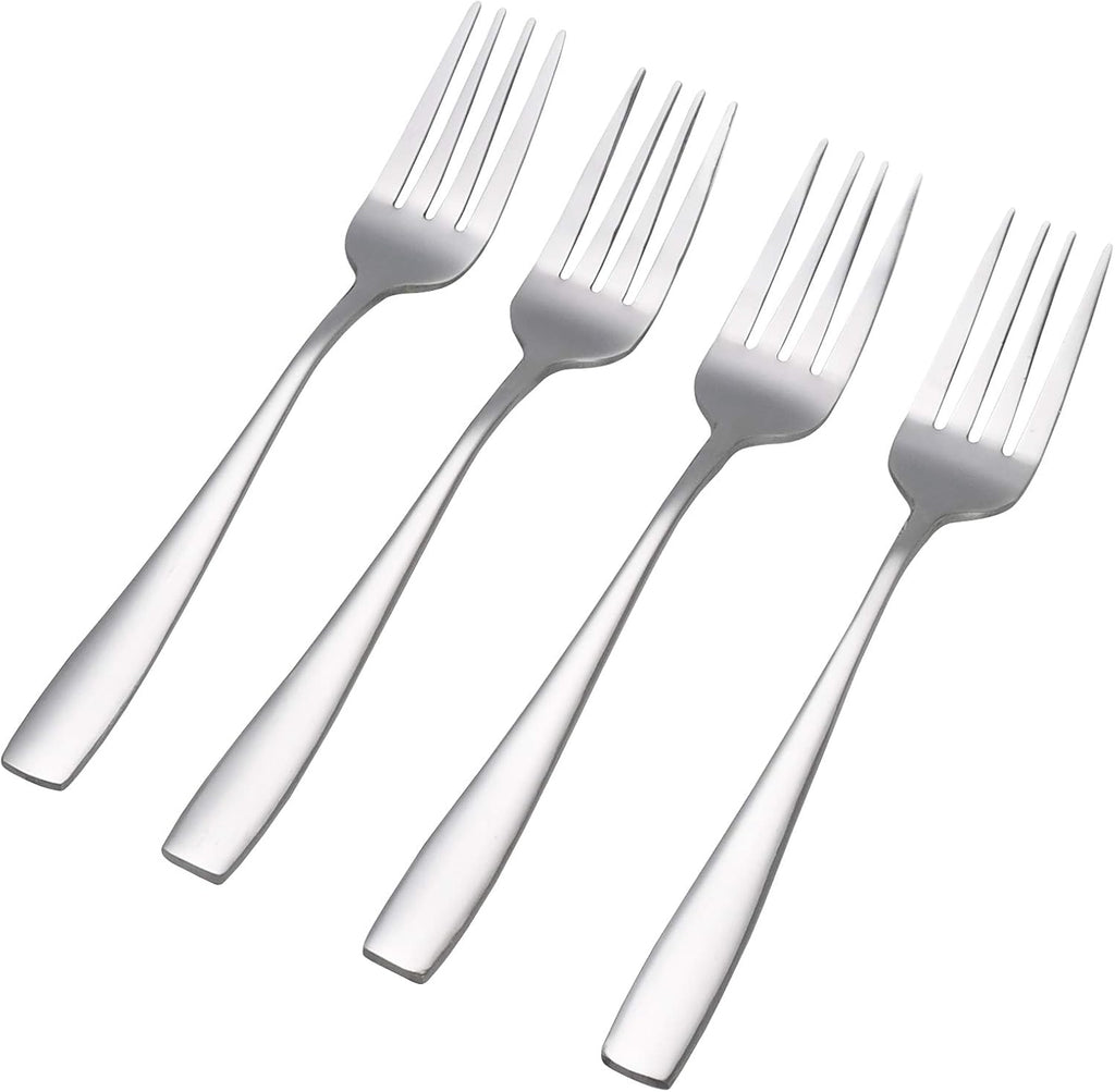 Asking 12-Piece Stainless Steel Dessert Forks  Silverware Set Dessert Forks