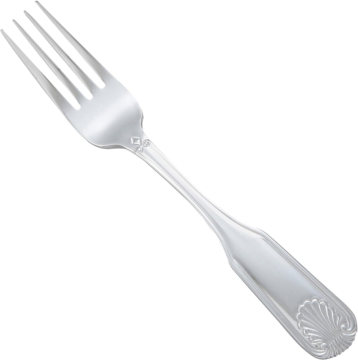 Winco 12-Piece Toulouse Salad Fork Set  18-0 Extra Heavy Weight Stainless Steel  Silver