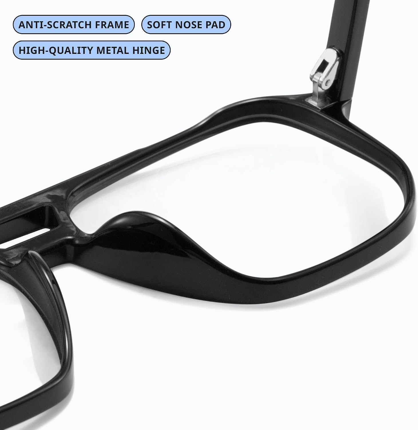 livho Vintage Aviator Blue Light Blocking Glasses  Fashion Oversized Frames with UV Protection Coating  Unisex Design