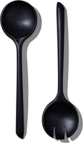 | Salad Serving Spoon and Fork Set | | Kitchen Utensils | Durable  Lightweight  and BPA-Free | Ideal for Pasta & More | Pepper Color