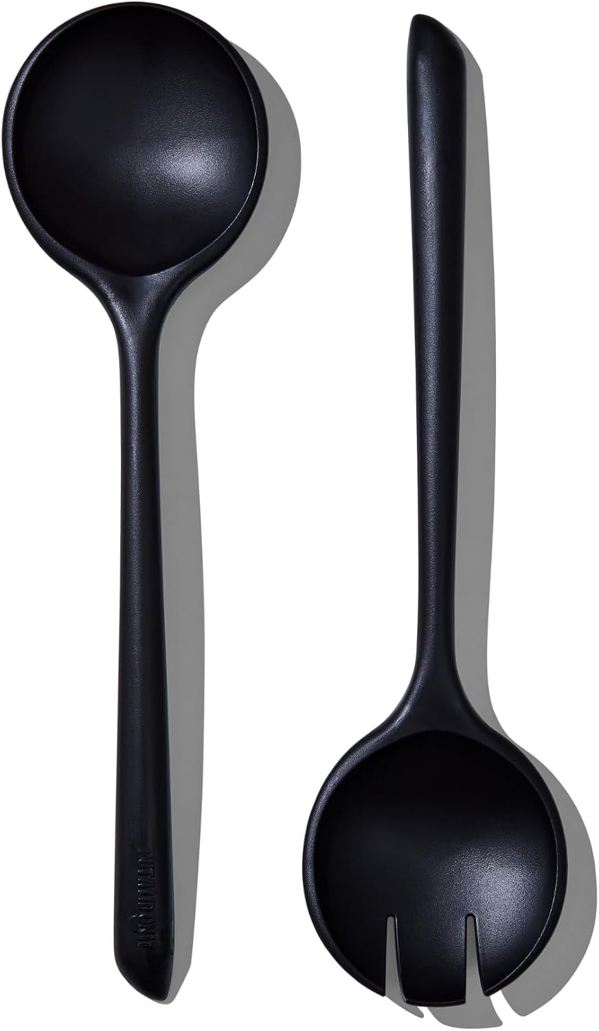 | Salad Serving Spoon and Fork Set | | Kitchen Utensils | Durable  Lightweight  and BPA-Free | Ideal for Pasta & More | Pepper Color