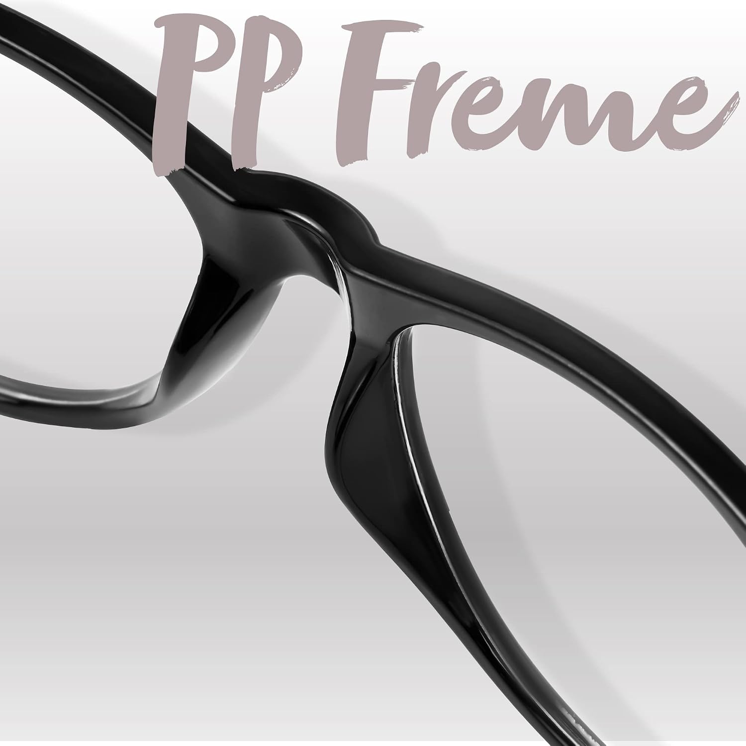 Spooktacular Creations Nerd Glasses  Black Fake Glasses with Clear Lenses Costume Props Halloween Cosplay for Men Women Adult Halloween Accessories Outfit