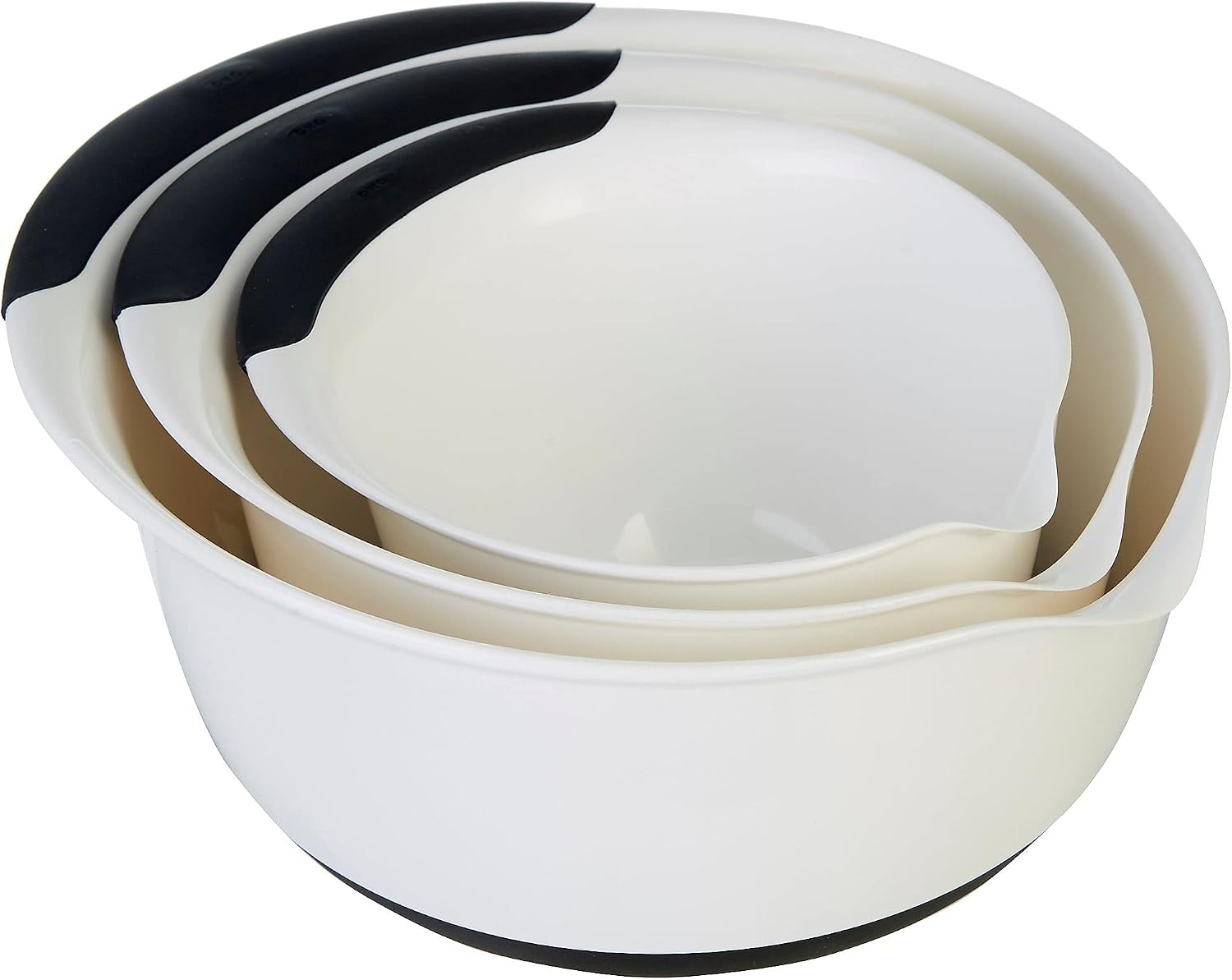 OXO 3 Piece Mixing Bowl Set Plastic Asst  3 EA