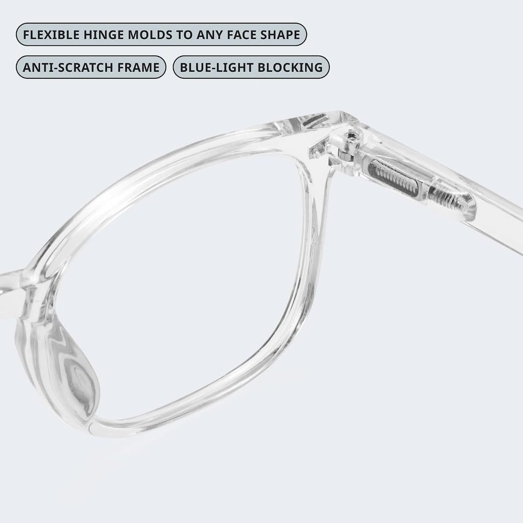 BLS BLUES Reading Glasses for Women for Home  Office & Driving - HD Clear Readers with Blue Light Blocking Protection
