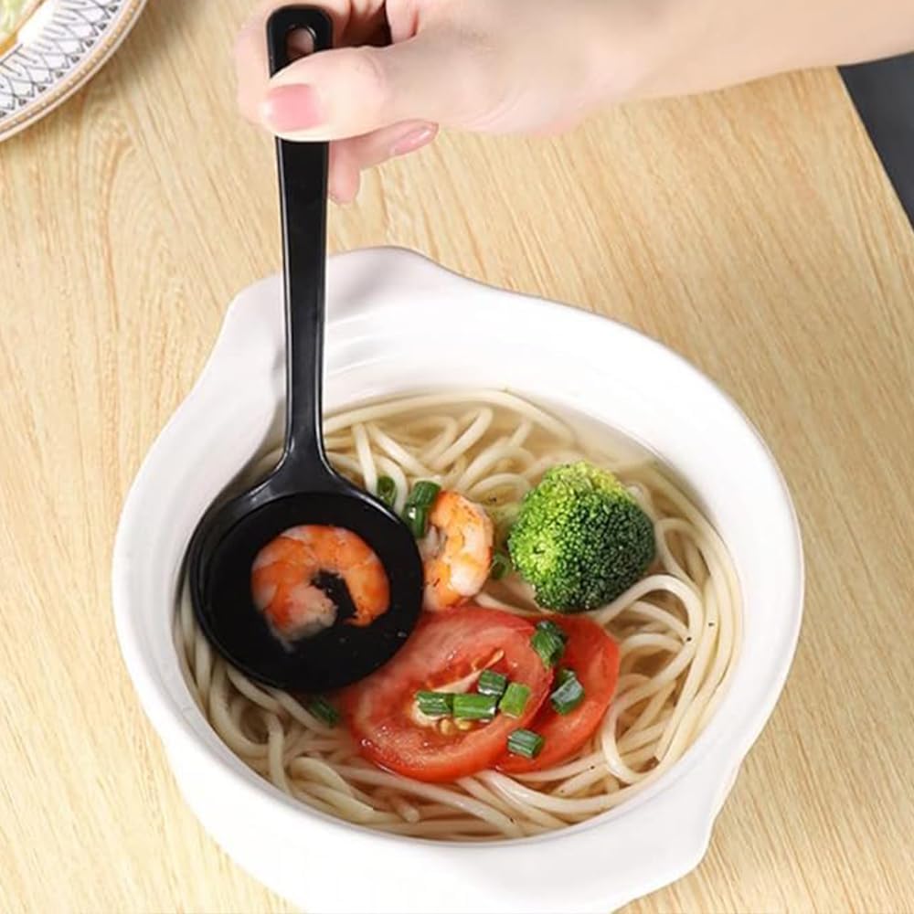 Large Plastic Serving Spoons Disposable Heavy Duty Serving Spoons Long Handle Scoop Soup Rice Ladle for Party Catering Buffet Restaurant 20 Pieces