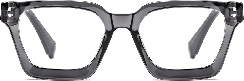 FEISEDY Blue Light Blocking Glasses Women Men Chunky Square Computer Glasses B0101