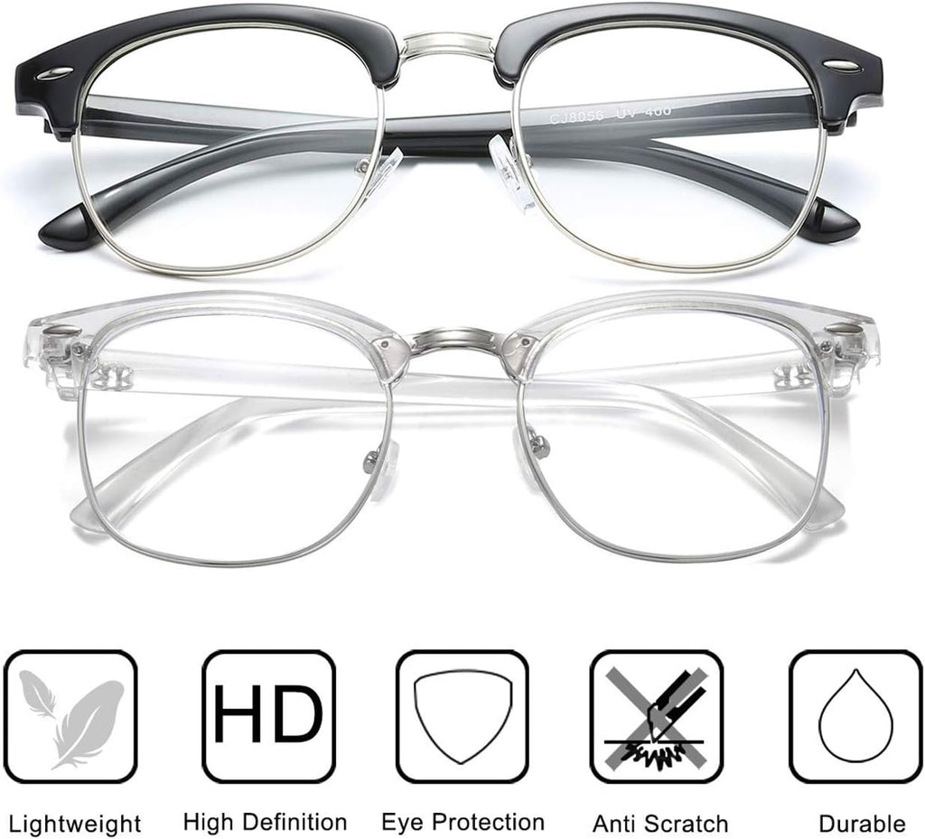 Blue Light Blocking Glasses Computer/Gaming/Screen Glasses for Women or Men，Anti Blue Light & UV