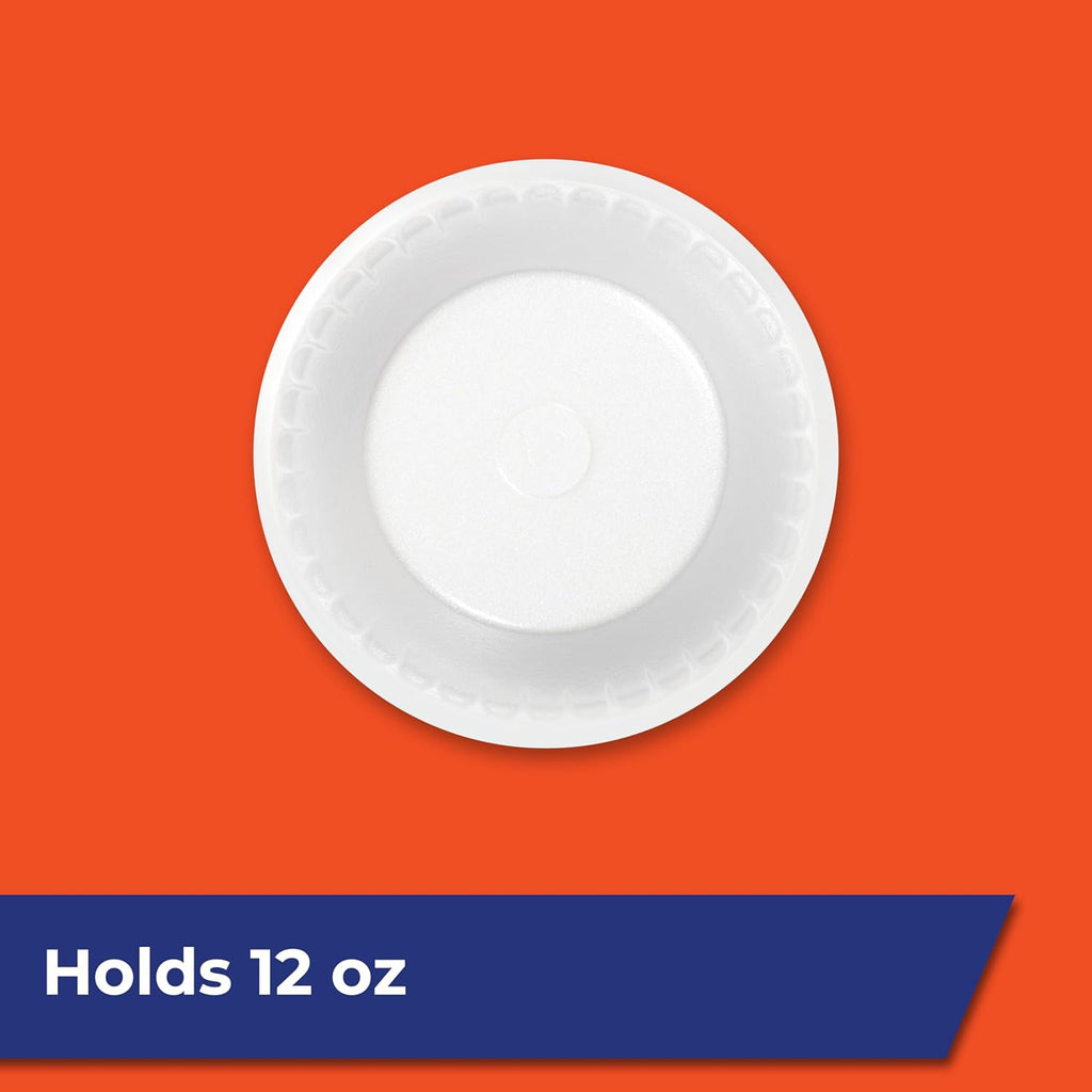 Hefty Everyday Soak-Proof Foam Bowls  12 Ounce  50 Count