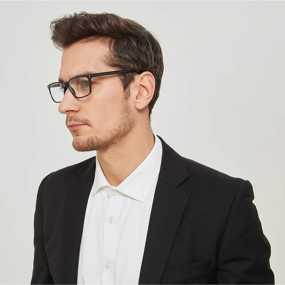 JOSCHOO 5 Pack Reading Glasses Men Women Spring Hinges Comfortable Glasses for Reading (5 Black  1.25)