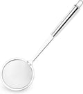 Hiware Stainless Steel Fat Skimmer Spoon - Fine Mesh Food Strainer for Grease  Gravy and Foam  Japanese Hot Pot Skimmer with Long Handle