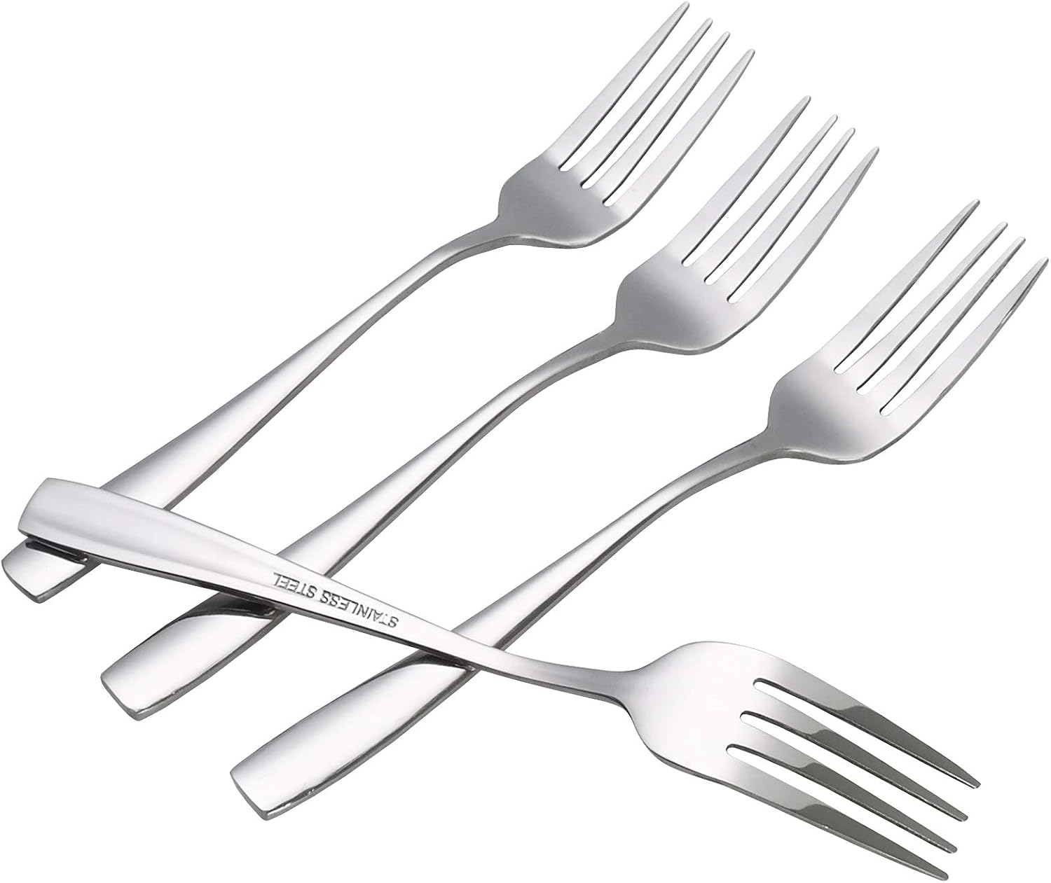 Asking 12-Piece Stainless Steel Dessert Forks  Silverware Set Dessert Forks