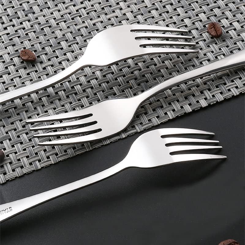 12-Pieces Salad Forks  HaWare Stainless Steel 6.7 Inches Small Dessert Forks  Classic Elegant Design  Mirror Polished  Dishwasher Safe