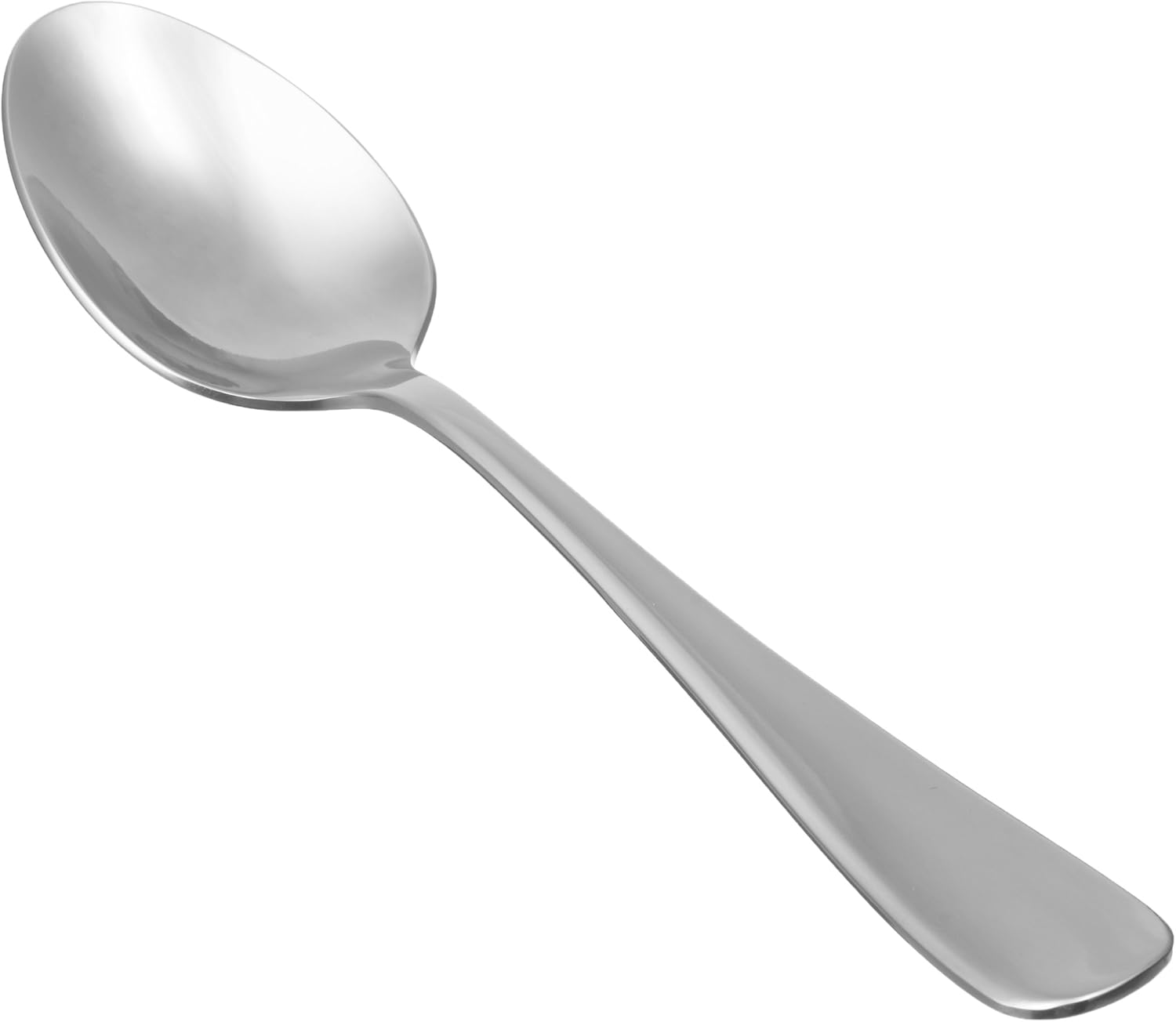 Amazon Basics Stainless Steel Dishwasher Safe Dinner Spoons with Round Edge  Large Tablespoons  7.9 inches  Pack of 12  Silver