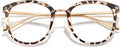 Cyxus Blue Light Glasses for Woman  Reduce Eye Strain Ideal for Office Working  Studying Ultra-Light TR90 for All-Day Comfort