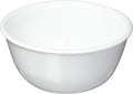 Corelle Vitrelle 12-oz Dessert Bowls  Set of 8 Chip & Crack Resistant Bowls  Great For cereal  Ice Cream  rice  soup  Ceramic Dessert Bowls Set  Winter Frost White