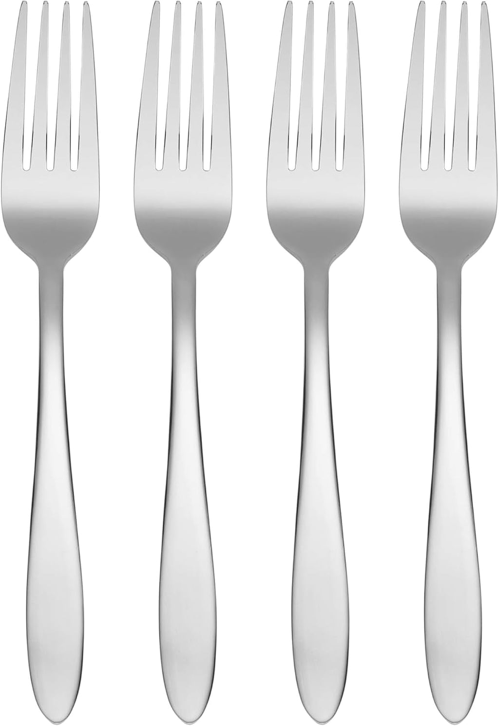 Oneida Mooncrest Dinner Forks  Set of 4 B336004A  Silver  Set of 4  Dinner Forks