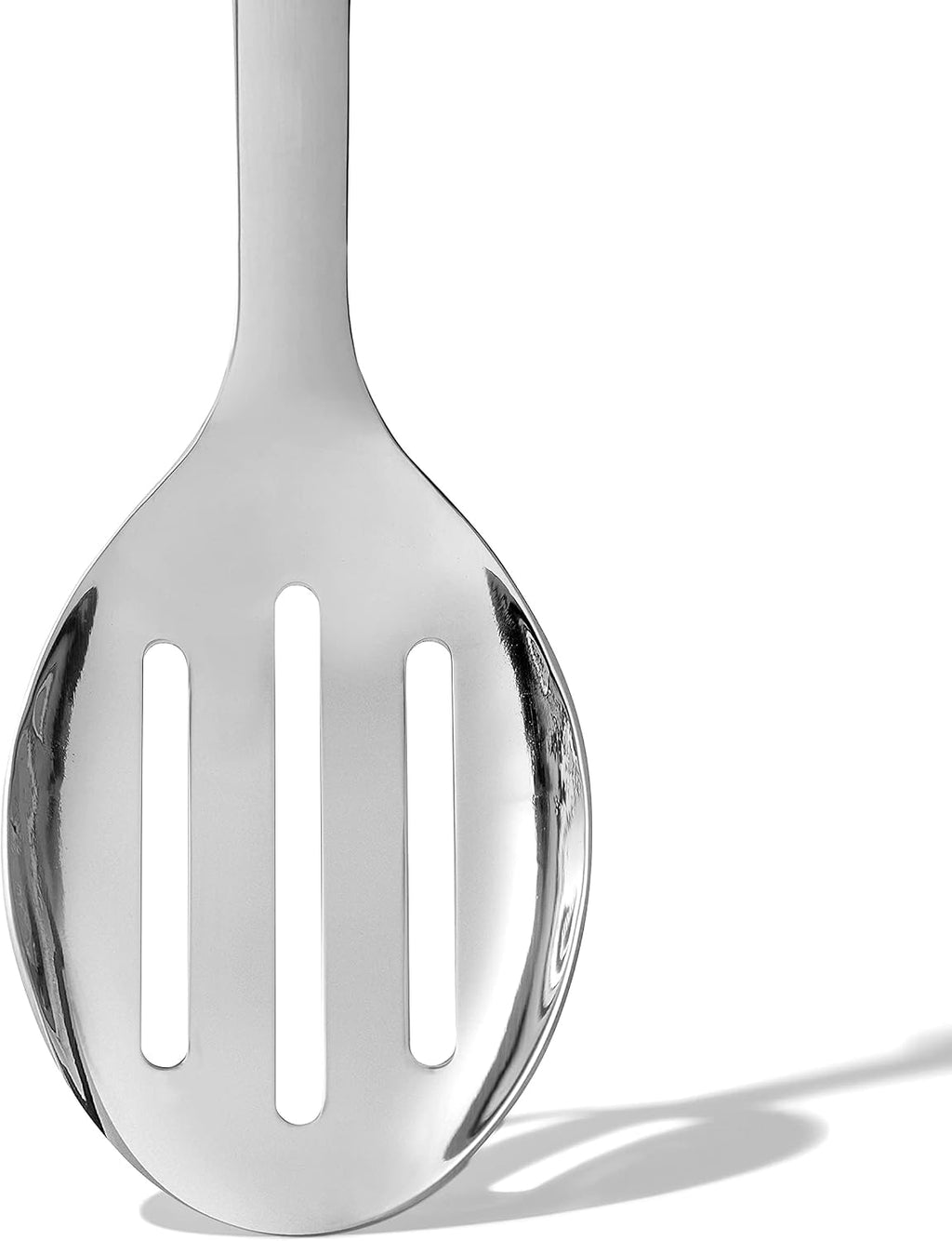 Stainless Steel Slotted Serving Spoon – Heavy-Duty Draining Spoon for Pasta  Vegetables  Soups  Stews & Buffet Serving