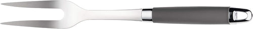Anolon SureGrip Stainless Steel Meat Fork/Kitchen Tool  13.25 Inch  Gray 46288