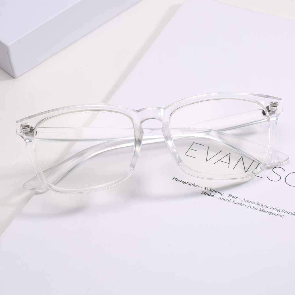 Pro Acme Non-prescription Glasses Clear Frame Glasses for Women Men