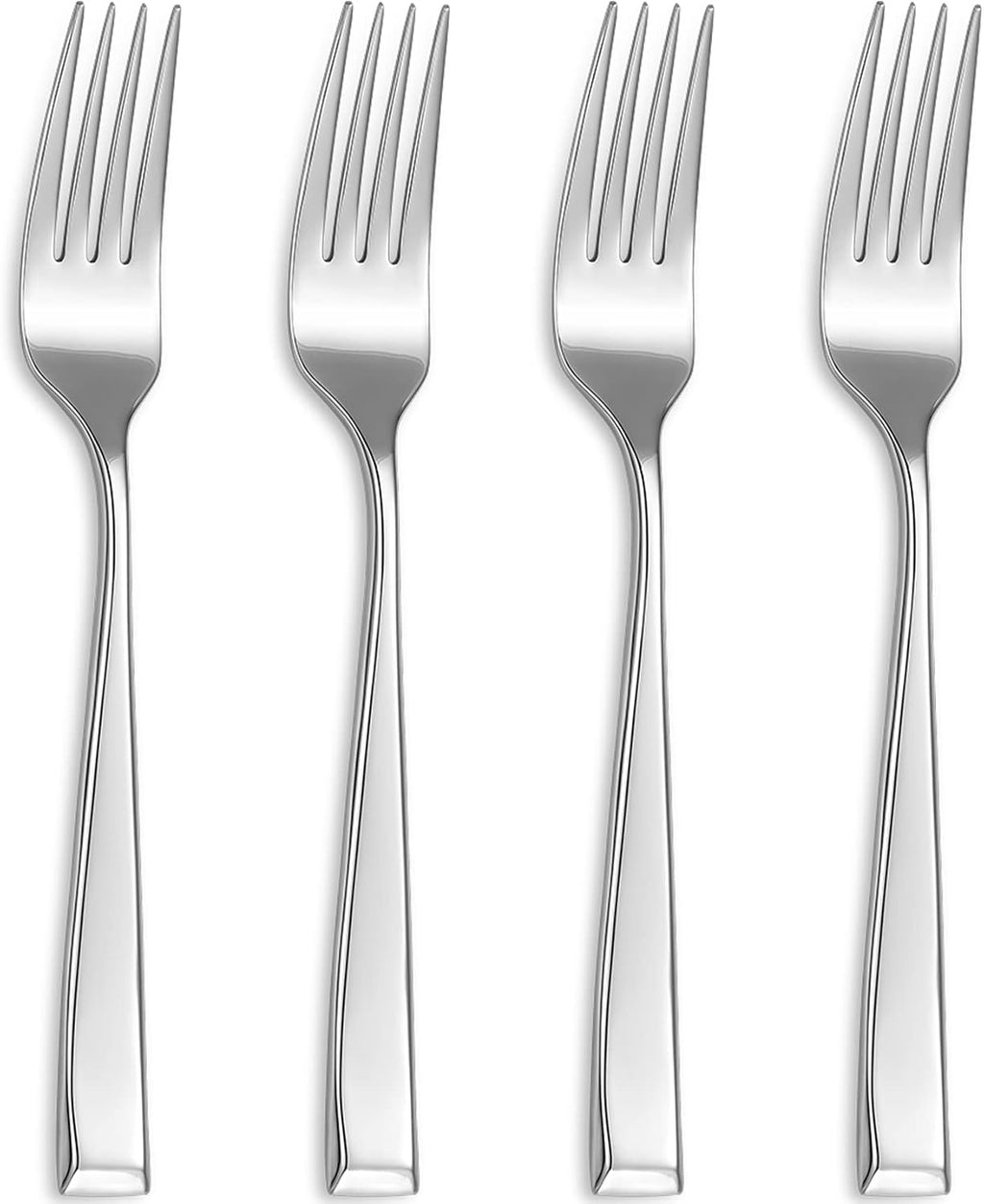 Royalrose Alexander Fine Forks  Set of 4  18/10 Stainless Steel  Well Made  Dishwasher Safe  Heavy Duty Fork (8.1" Dinner Fork)