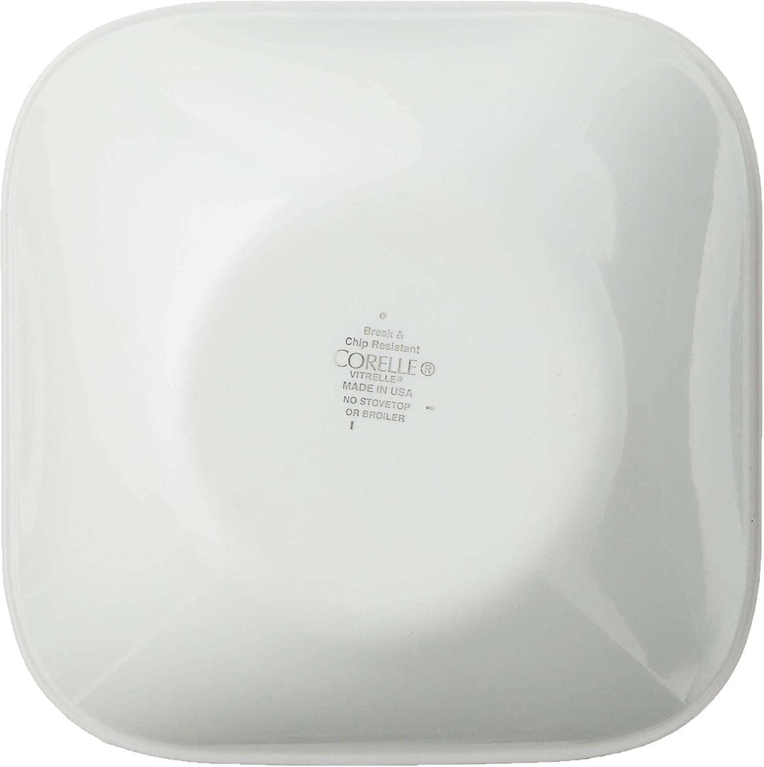 Corelle Vitrelle 6-Piece (22-Oz) 6.25" Wide Cereal Soup Bowls  Triple Layer Glass and Chip Resistant  Lightweight Square Dinnerware Bowl Set  Splendor