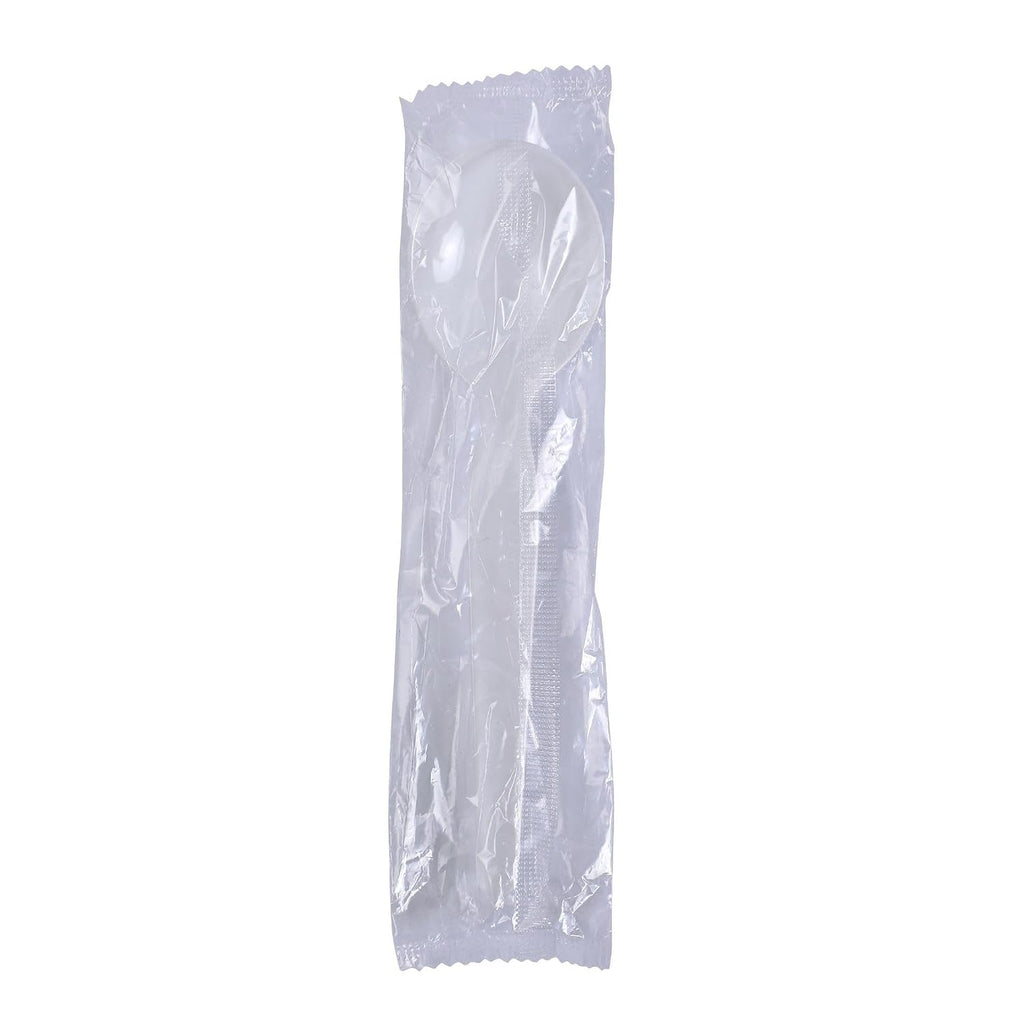 Boardwalk Heavyweight Polystyrene Cutlery  Soup Spoon  White  1000/Carton