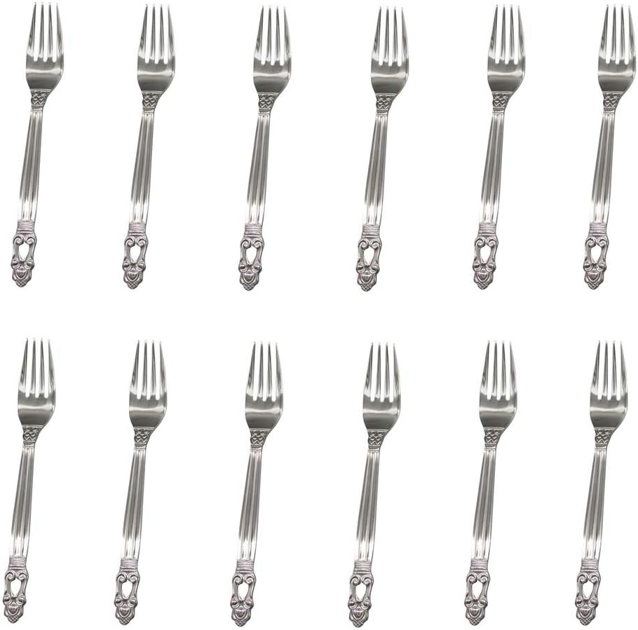 Towle Stockholm 18/10 Stainless Steel Salad Fork (Set of Twelve)