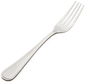 Winco Continental Table Fork Set  European  Heavyweight Stainless Steel  18/0  12-Piece